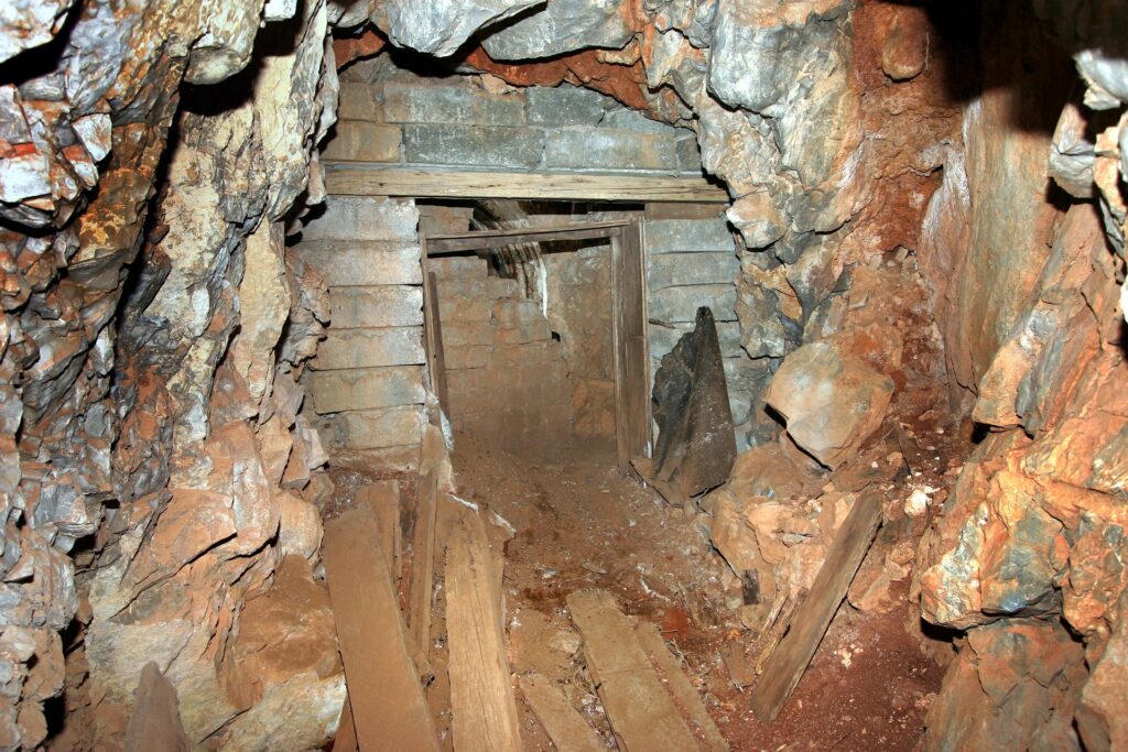 La porte d'accès cachée du bunker de l'opération tracer